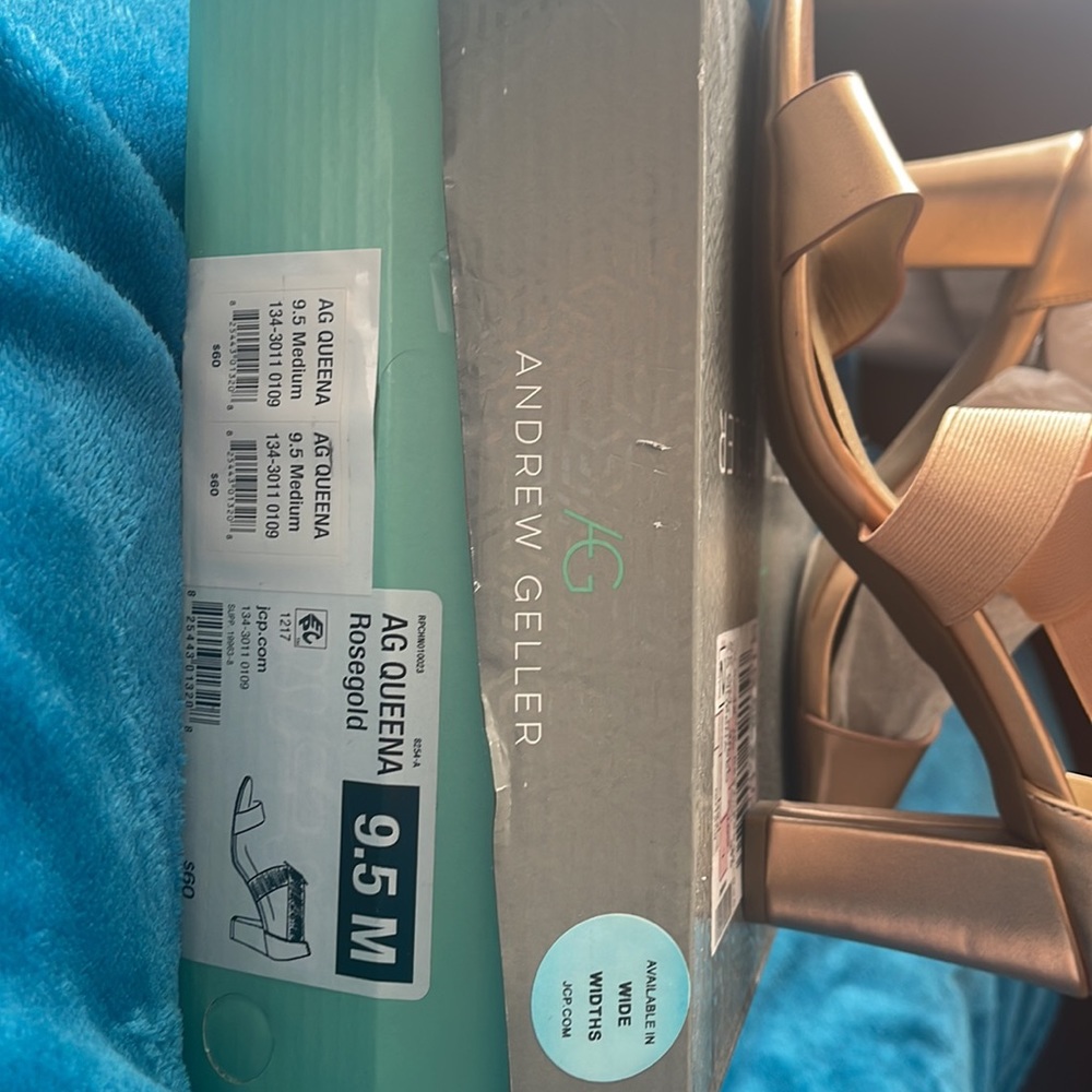 Rosegold high heels shoes - Picture 3 of 3